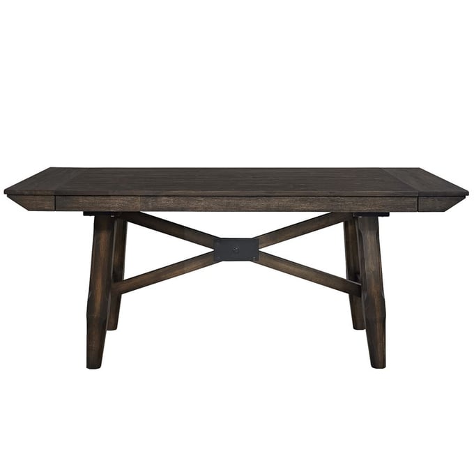 Liberty Double Bridge Dark Chestnut Trestle Table LBRT-152-P3696-DT