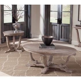 Liberty Greystone Mill White Wash 3pc Coffee Table Set