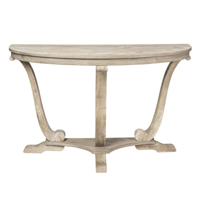 Liberty Greystone Mill Wash White Wire brush Sofa Table LBRT-154-OT1030