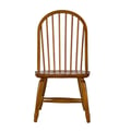 Bow Back Side Chair -  Oak