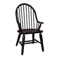 Bow Back Arm Chair - Black