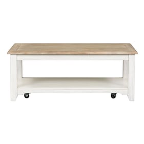 Liberty Summerville Soft White Rectangular Cocktail Table