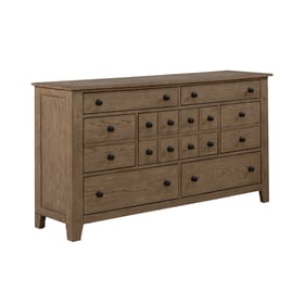 Liberty Grandpas Cabin Sandstone 7 Drawer Dresser