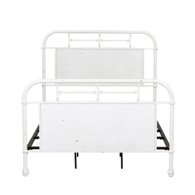 Liberty Vintage Antique White Twin Metal Bed LBRT-179-BR11HFR-AW