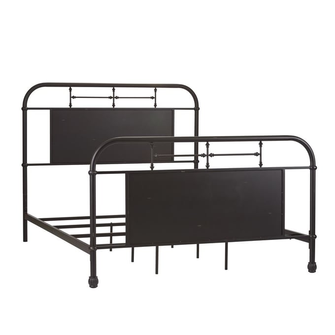 Liberty Vintage Black Queen Metal Bed LBRT-179-BR13HFR-B