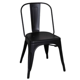 4 Liberty Vintage Black Bow Back Side Chairs