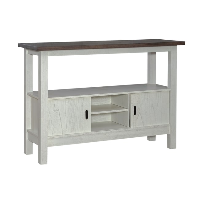 Liberty Brook Bay Textured White Carbon Grey Sideboard LBRT-182-SB5236