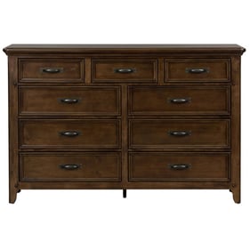 Liberty Saddlebrook Tobacco 9 Drawer Dresser