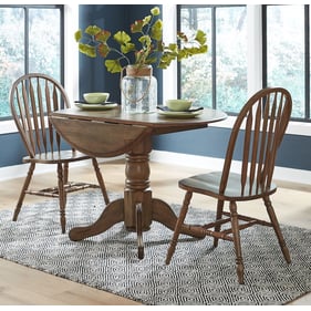 Liberty Carolina Crossing Antique Honey Drop Leaf 3pc Dining Room Set