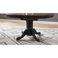 Oval Pedestal Table Base- Black