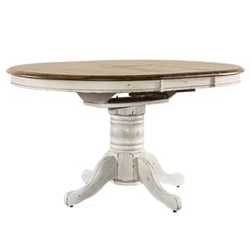 Liberty Carolina Crossing Antique Honey White Oval Pedestal Table