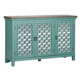 Liberty Kensington Turquoise 3 Door Accent Cabinet