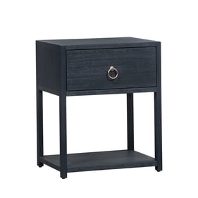 Liberty East End Wire Brushed Denim 1 Shelf Accent Table