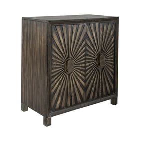 Liberty Chaucer Aged Whiskey 2 Doors Wine Accent Cabinet