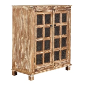 Liberty Danbury Mills Antique Sienna 2 Doors Accent Cabinet