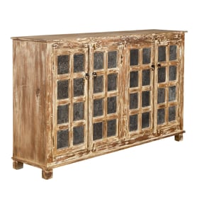 Liberty Danbury Mills Antique Sienna 4 Doors Accent Cabinet