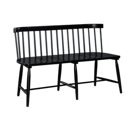 Liberty Capeside Cottage Royal Black Spindle Back Dining Bench