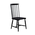 Spindle Back Side Chair - Black (RTA) (Set of 2)