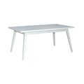 Rectangular Leg Table - White