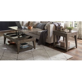 Liberty Arrowcreek Weathered Stone 3pc Coffee Table Set