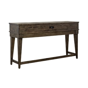 Liberty Arrowcreek Weathered Stone Console Bar Table