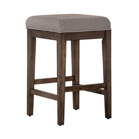 Liberty Arrowcreek Weathered Stone Upholstered Console Stool