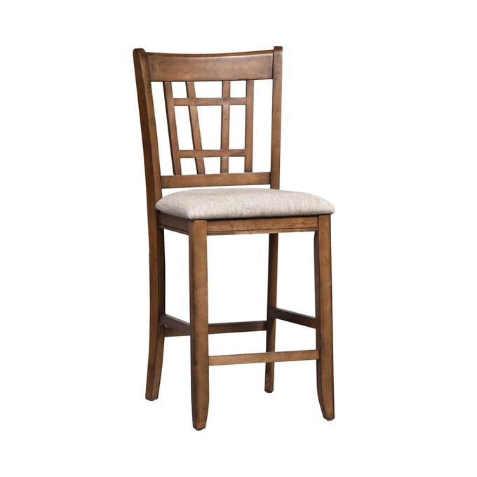 2 Liberty Santa Rosa Antique Honey 24 Inch Lattice Back Counter Chairs LBRT-227-B920124