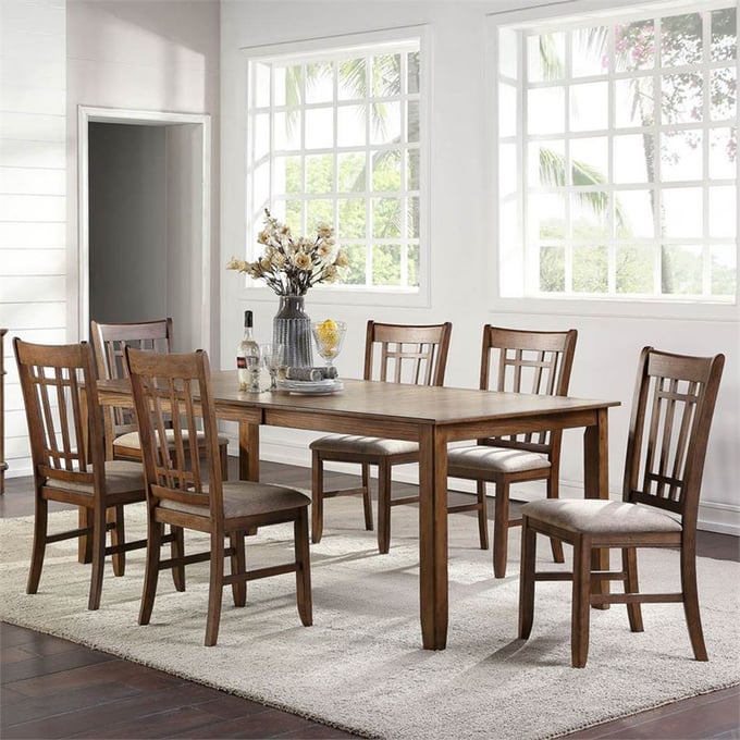 Liberty Santa Rosa Antique Honey Rectangular 7pc Dining Room Set LBRT-227-CD-7RLS