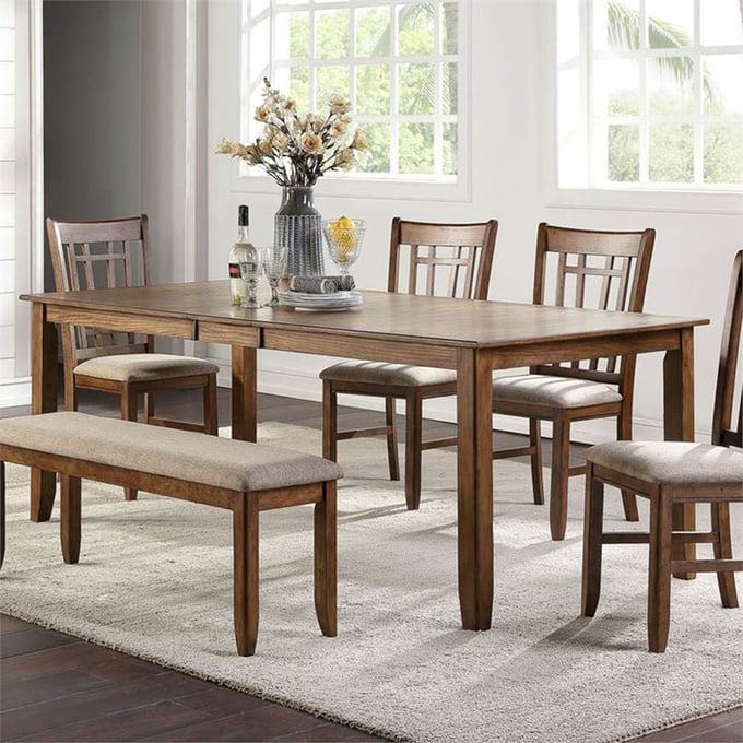 Liberty Santa Rosa Antique Honey Rectangular 6pc Dining Room Set LBRT-227-CD-6RTS