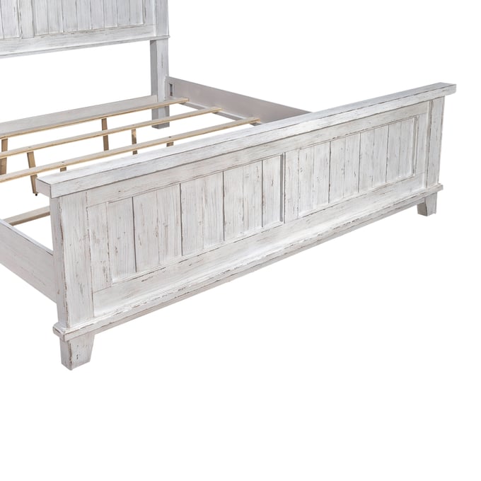 Liberty River Place Riverstone White Tobacco Queen Panel Footboard LBRT-237-BR14