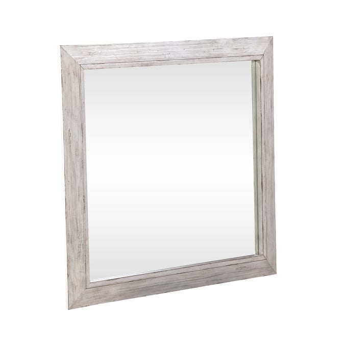 Liberty River Place Riverstone White Tobacco Mirror LBRT-237-BR51