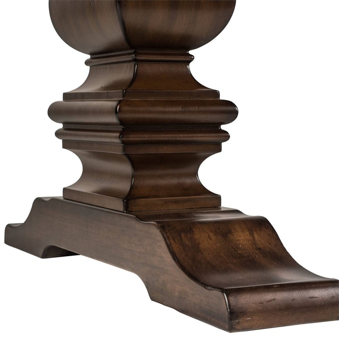 Liberty Armand Antique Brownstone Trestle Table Base LBRT-242-P4206