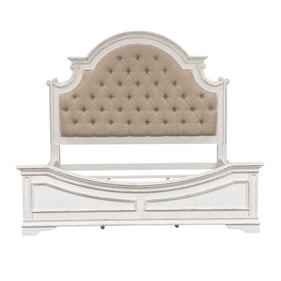 Liberty Magnolia Manor White King Upholstered Bed