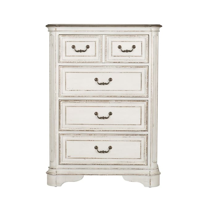 Liberty Magnolia Manor Antique White 4 Drawer Chest LBRT-244-BR40