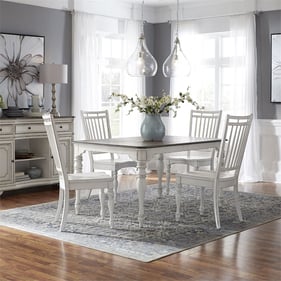 Liberty Magnolia Manor White Traditional 5pc Dining Room Set