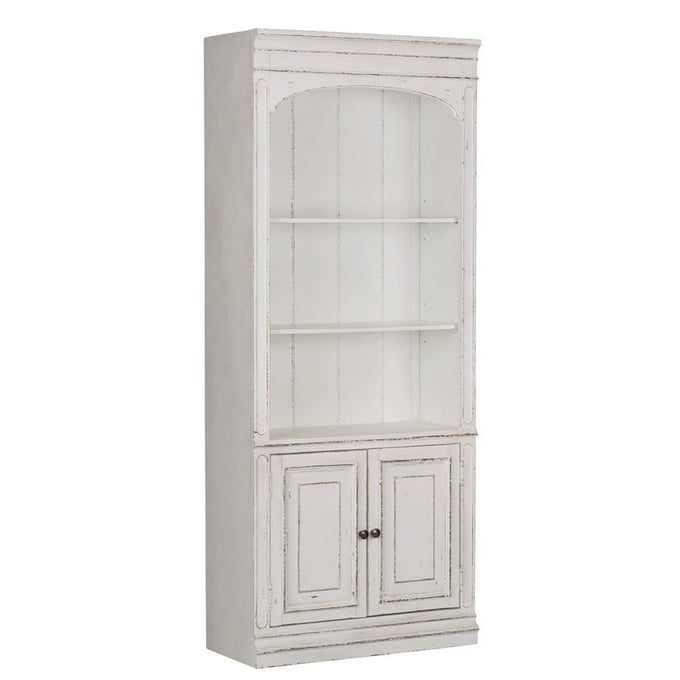 Liberty Magnolia Manor White Bunching Bookcase LBRT-244-HO201