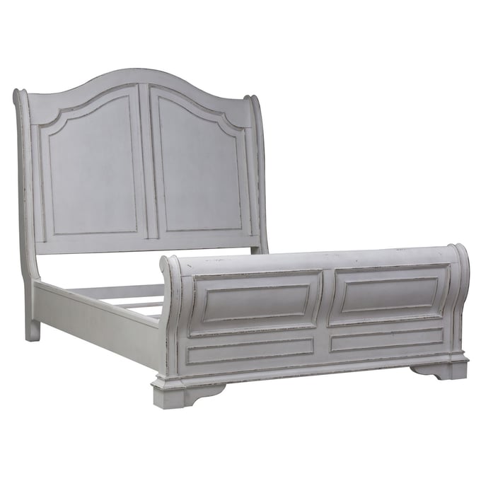 Liberty Magnolia Manor White Queen Sleigh Bed LBRT-244-BR-QSL