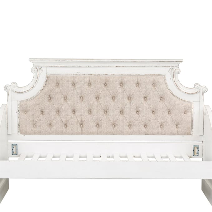 Liberty Magnolia Manor Antique White Daybed Upholstered Back LBRT-244-BR09HUB