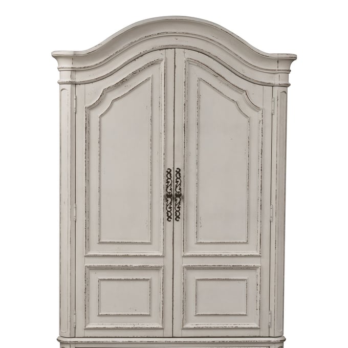 Liberty Magnolia Manor Antique White Armoire Top LBRT-244-BR46