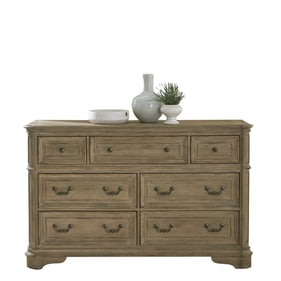 Liberty Magnolia Manor Weathered Bisque 7 Drawer Dresser