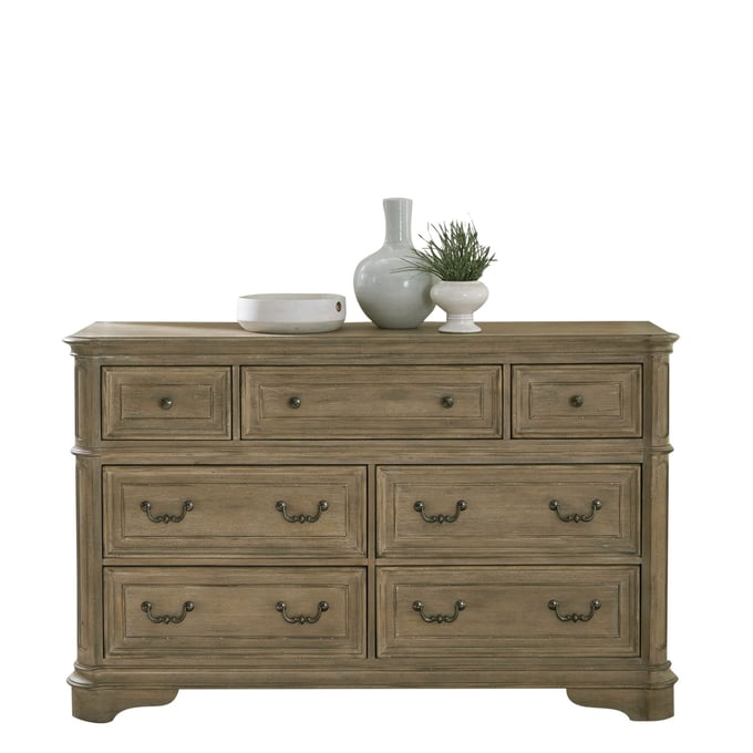 Liberty Magnolia Manor Weathered Bisque 7 Drawer Dresser LBRT-244N-BR31