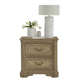 Liberty Magnolia Manor Weathered Bisque 2 Drawer Nightstand