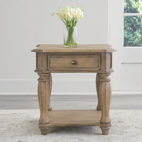 Liberty Magnolia Manor Weathered Bisque End Table