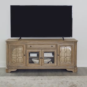 Liberty Magnolia Manor Weathered Bisque TV Stand