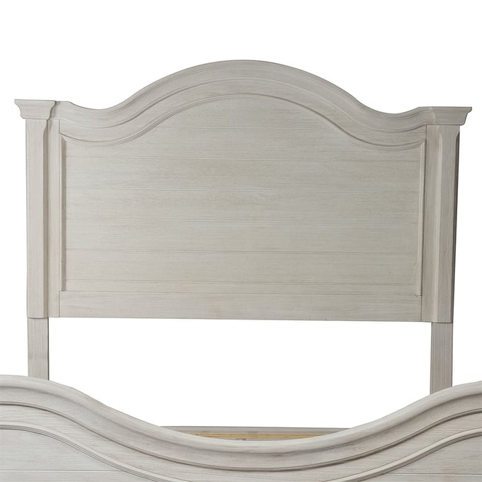 Liberty Bayside Antique White King Arched Panel Headboard LBRT-249-BR15