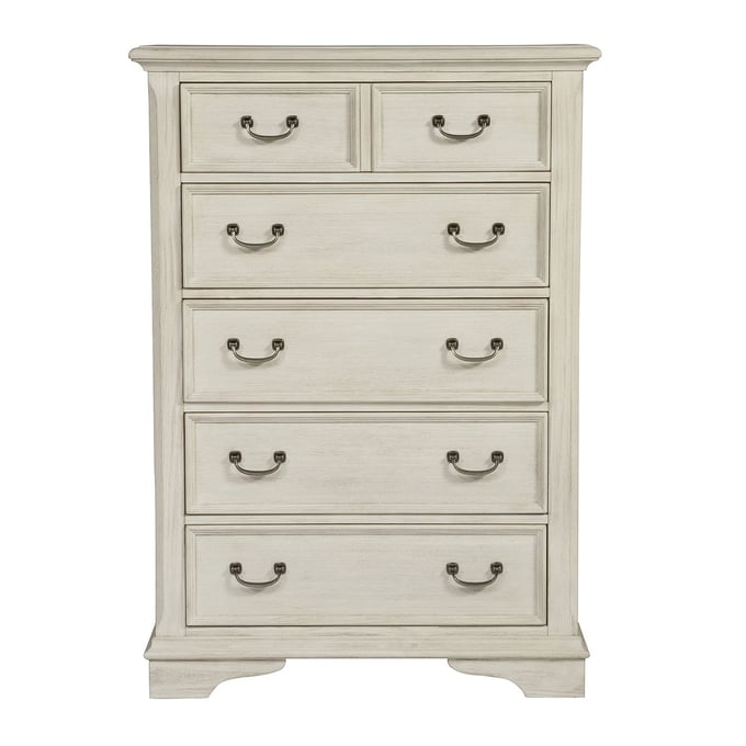 Liberty Bayside Antique White 5 Drawer Chest LBRT-249-BR41