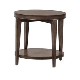 Liberty Penton Espresso Stone Round End Table