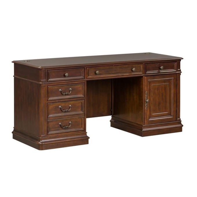 Liberty Brayton Manor Jr Cognac Executive Credenza LBRT-273-HO120-CRD