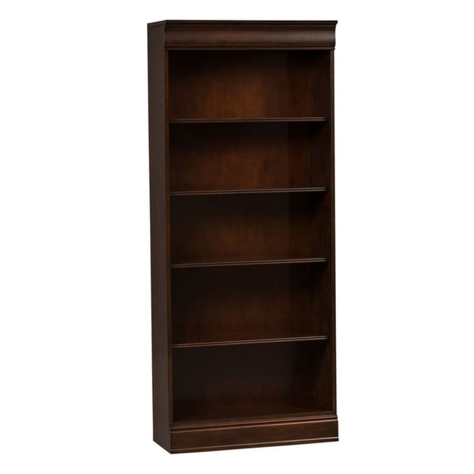 Liberty Brayton Manor Cognac Jr Executive 72 Inch Bookcase LBRT-273-HO3072-RTA