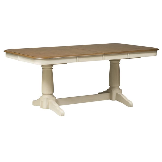 Liberty Springfield Honey Cream Double Pedestal Table Base LBRT-278-P4202